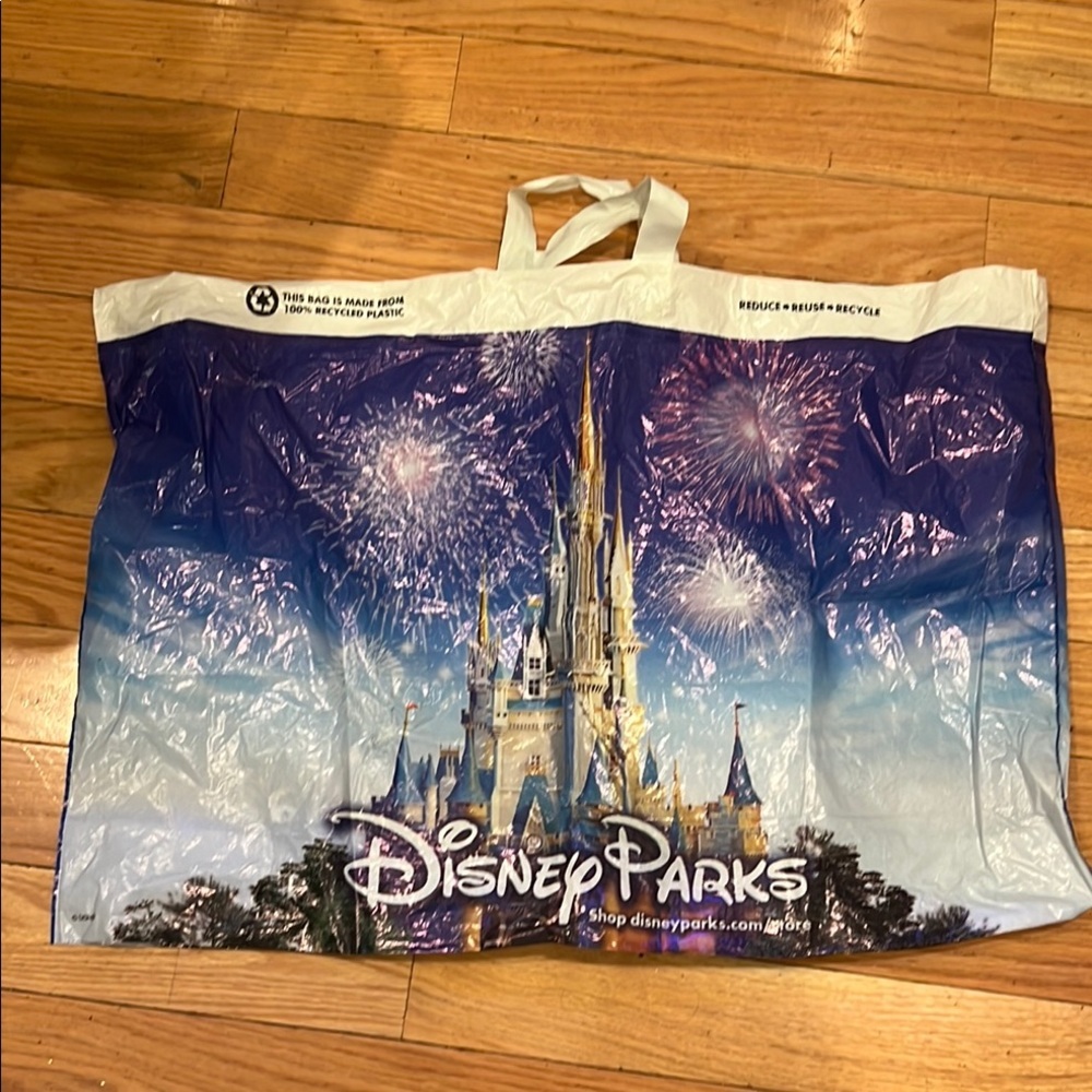 Disney Parks Blue and White Tote Bag- WDW Disney Park Exclusive bag